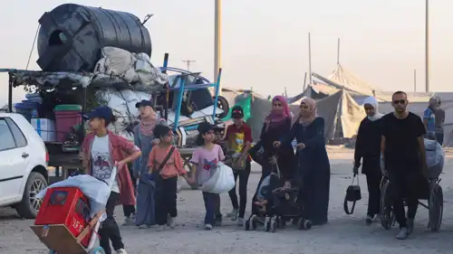 نازحون في غزة