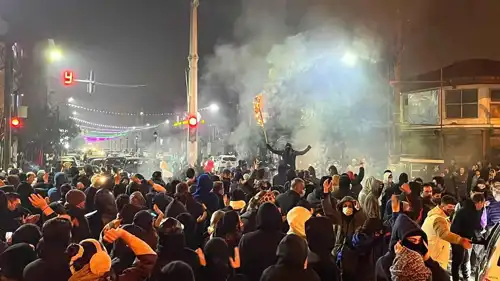 من الاحتجاجات الإيرانية