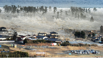 تسونامي في اليابان