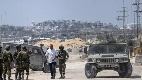 عناصر من الجيش الإسرائيلي بالقرب من مستوطنات غلاف غزة