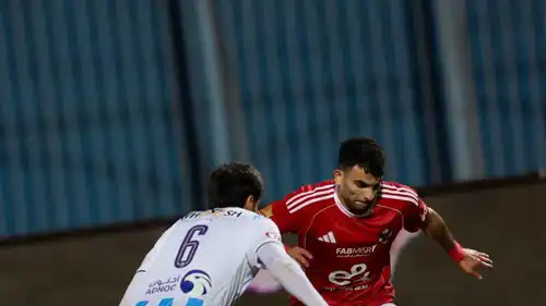 زيزو خلال مباراة الأهلي وبيراميدز