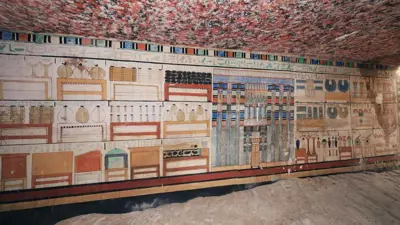 آثار المصطبة التي تم اكتشافها