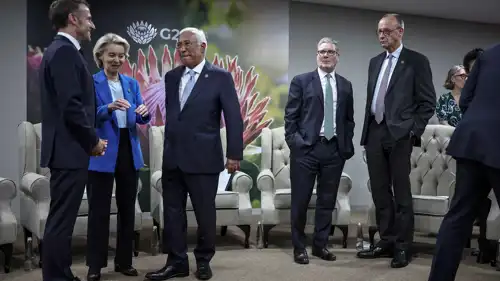 زعماء أوروبيون خلال قمة مجموعة العشرين