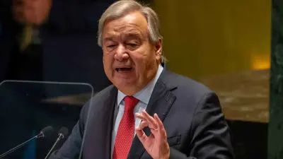 الأمين العام للأمم المتحدة أنطونيو غوتيرش