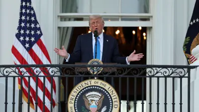 الرئيس الأمريكي دونالد ترامب