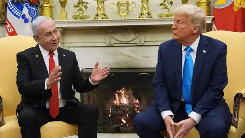 الرئيس الأمريكي دونالد ترامب وبنيامين نتنياهو