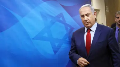 vرئيس الوزراء الإسرائيلي بنيامين نتنياهو