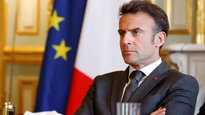 الرئيس الفرنسي إيمانويل ماكرون