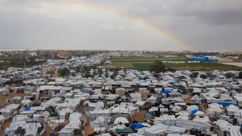 نازحون في قطاع غزة