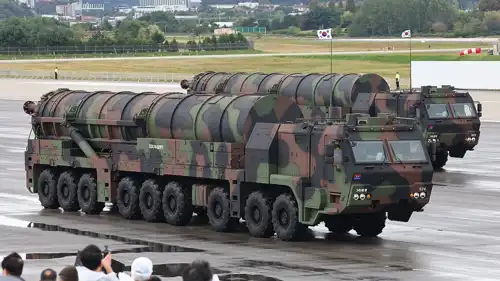 استعراض عسكري في كوريا الجنوبية