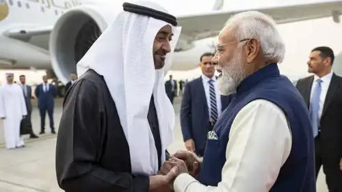 محمد بن زايد ورئيس وزراء الهند ناريندرا مودي