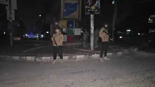 عناصر الأمن الداخلي خلال الانتشار في حلب