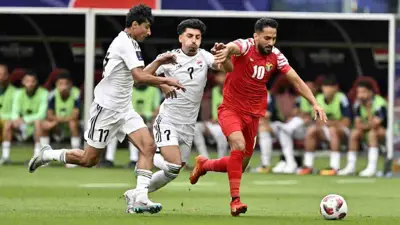 آخر مباراة جمعت بين العراق والأردن