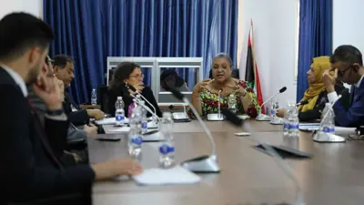 المبعوثة الأممية هانا تيتيه ونائبتها ستيفاني خوري