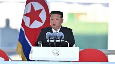 الزعيم الكوري الشمالي كيم جونغ أون