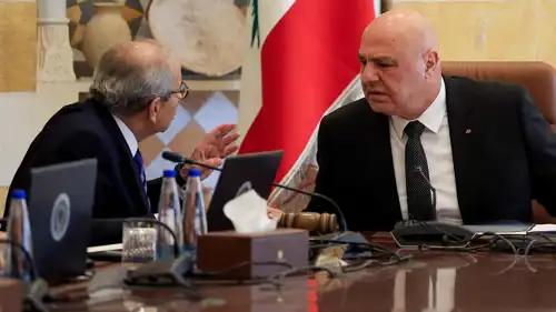 الرئيس اللبناني جوزيف عون ورئيس الوزراء نواف سلام