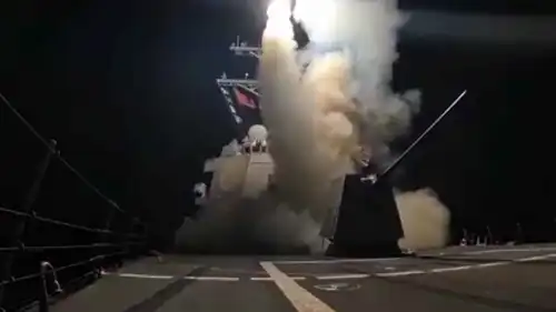 إطلاق صاروخ ضمن العمليات الأمريكية ضد "داعش" بنيجيريا.