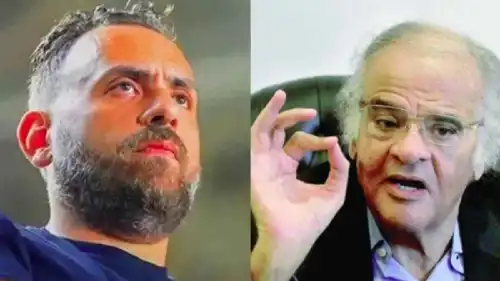 ممدوح عباس رئيس الزمالك الأسبق وجون إدوارد