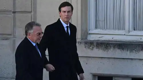 المبعوثان الأمريكيان ستيف ويتكوف وجاريد كوشنر. 