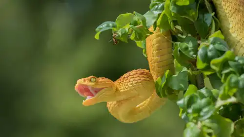 أفعى الأدغال السامة 