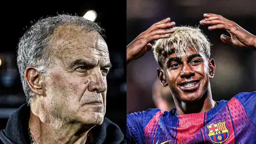 لامين يامال ومارسيلو بيلسا