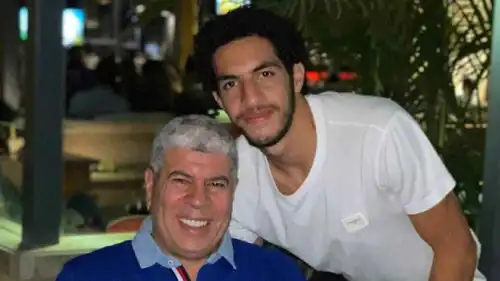 أحمد شوبير ونجله مصطفى 