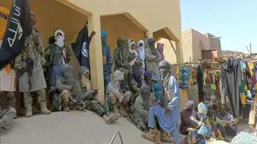 عناصر من "نصرة الإسلام والمسلمين" في الساحل الأفريقي