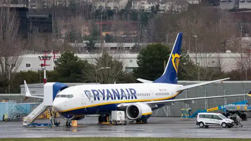 طائرة تابعة لشركة "ريان إير"