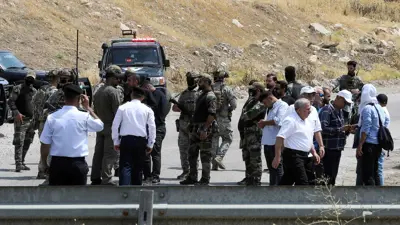 من موقع إحراق أسلحة "العمال الكردستاني" شمال العراق