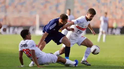 مباراة الزمالك وإنبي في الدوري المصري
