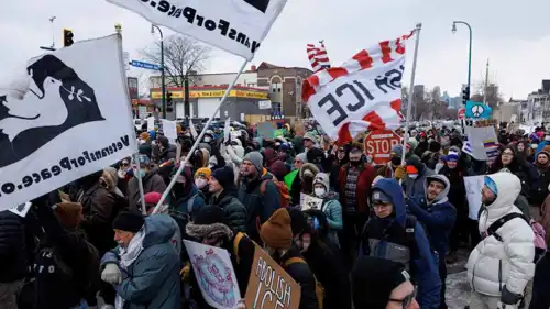 محتجون في مينيابوليس