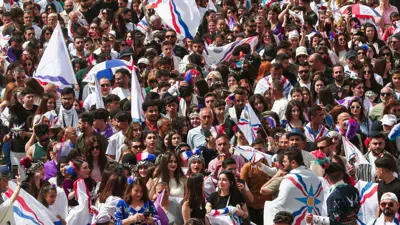 من الاحتفالات بعيد أكيتو في دهوك