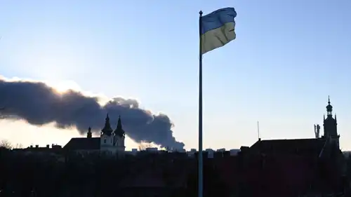 آثار قصف روسي بالمسيرات