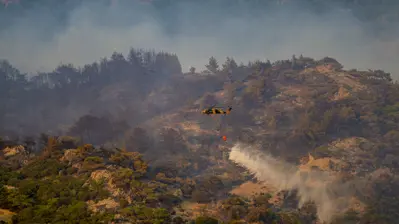 من حرائق تركيا 