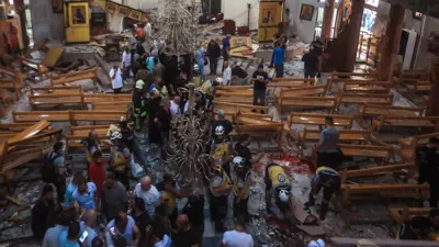 لحظة تنفيذ التفجير الانتحاري