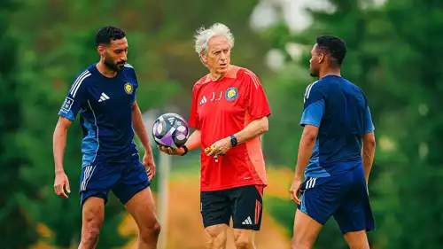 جيسوس في تدريبات النصر السعودي