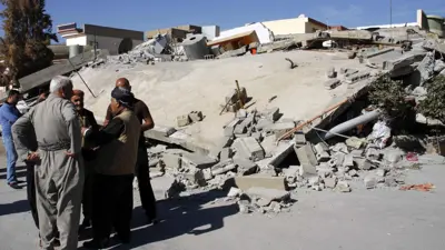 أثار أحد الهزات الأرضية في العراق 