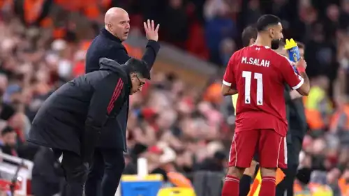 محمد صلاح وآرني سلوت