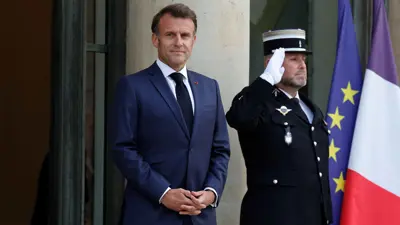 الرئيس الفرنسي إيمانويل ماكرون