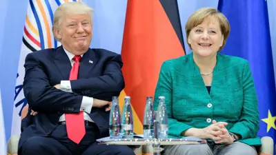 ميركل وترامب