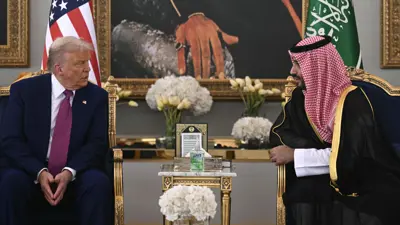 محمد بن سلمان ودونالد ترامب