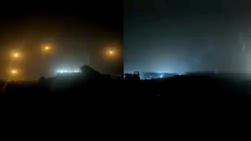 قنابل ضوئية إسرائيلية في سماء منطقة الاشتباكات بحي الزيتون