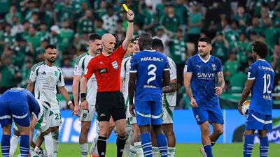 من مباراة الهلال والأهلي