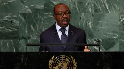 الرئيس الغابوني السابق علي بونغو