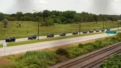 موكب ترامب نحو موقع انعقاد المؤتمر العام للحزب الجمهوري