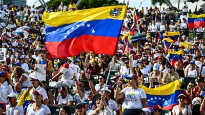 من احتجاجات المعارضة الفنزويلية