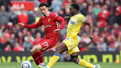 مباراة ليفربول وكريستال بالاس في الدوري الإنجليزي