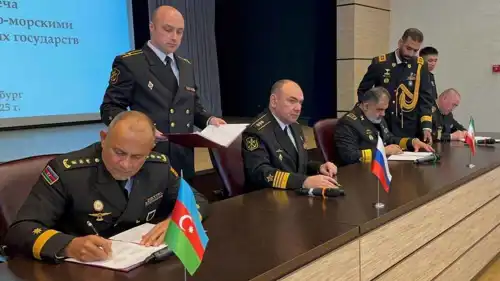 توقيع اتفاقية بين إيران وروسيا وأذربيجان وكازاخستان