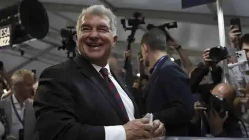 خوان لابورتا أثناء انتخابات برشلونة