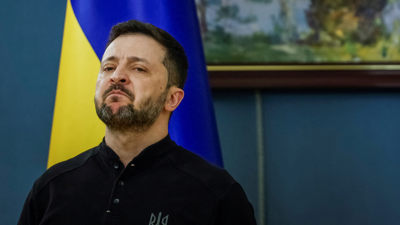 الرئيس الأوكراني فولوديمير زيلينسكي